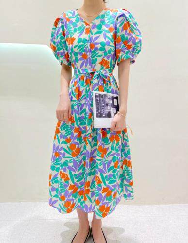 【现货】夏季新款0151碎花连衣裙，女装连衣裙，她她蜜制