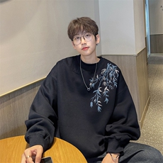 ！圆领卫衣男装港风长袖t恤男外套男WY503-特P23，男装卫衣，电商B371