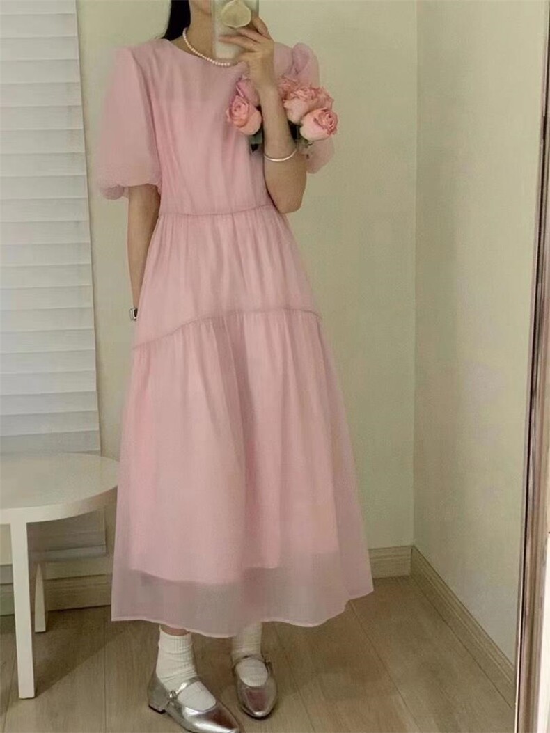 现货夏季新款连衣裙，女装连衣裙，素名