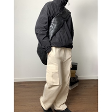 B221美式ins街头hiphop宽松工装休闲裤子LK23122-P65控88，男装休闲裤，电商B221