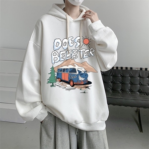 连帽卫衣男大码运动服帽衫外套WY2269-P35 加绒款-P40图片