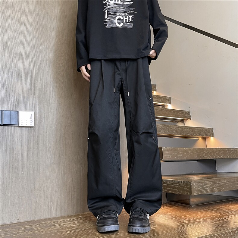 直播得物数据款秋冬休闲裤子男伐木裤子宽松机能工装裤K10132-P45,男装休闲裤,电商A099
