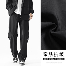 美式高街垂顺长裤休闲百搭机能防水K710-常规特批39加绒特批43，男装休闲裤，星座718-1
