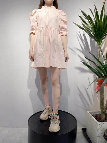 春夏款糖果色短袖连衣裙，女装连衣裙，可家 cutiesister