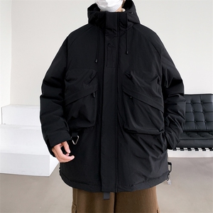 棉服加厚户外冲锋衣复古工装连帽棉衣MY9303-P130-控168图片