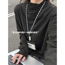 XZ809A/DR10/特P24/控48280克双面德绒设计感半高领内搭打底衫，男装T恤，星座809A(原222-1)