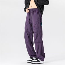 春款美冲锋裤男户外机能风登山运动裤高街设计感休闲裤AK0251-P53，男装休闲裤，星座308B-2