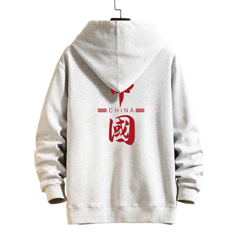 KS21198-P38加绒款-P43连帽开衫卫衣男运动外套大码班服砖墙,男装卫衣,电商A040A