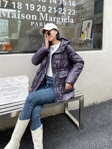 这种收腰中长款，每年的哦图片