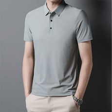 夏季冰丝无痕POLO衫男士高端百搭商务翻领T恤上衣PL1199-P38，男装Polo衫，电商B306