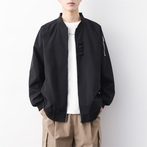 飞行员夹克男士棒球服春秋宽松工装外套男JK8892-P70图片