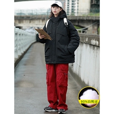 冬上新加绒羽绒服中性时尚冲锋衣外套男女8313-P220控价318，男装羽绒服，电商A441-1