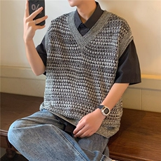 男夏季百搭潮流时尚冰爽丝背心JY42P38，男装背心/马甲，星座1116-2