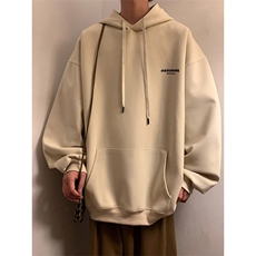 烫花大码340克重磅华棉复合休闲连帽卫衣W4319-P42【特价】，男装卫衣，电商A007
