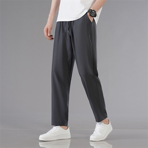 2025新款100D长裤运动休闲裤弹力速干裤子低价跑量A086-8022-P28，男装休闲裤，电商A068