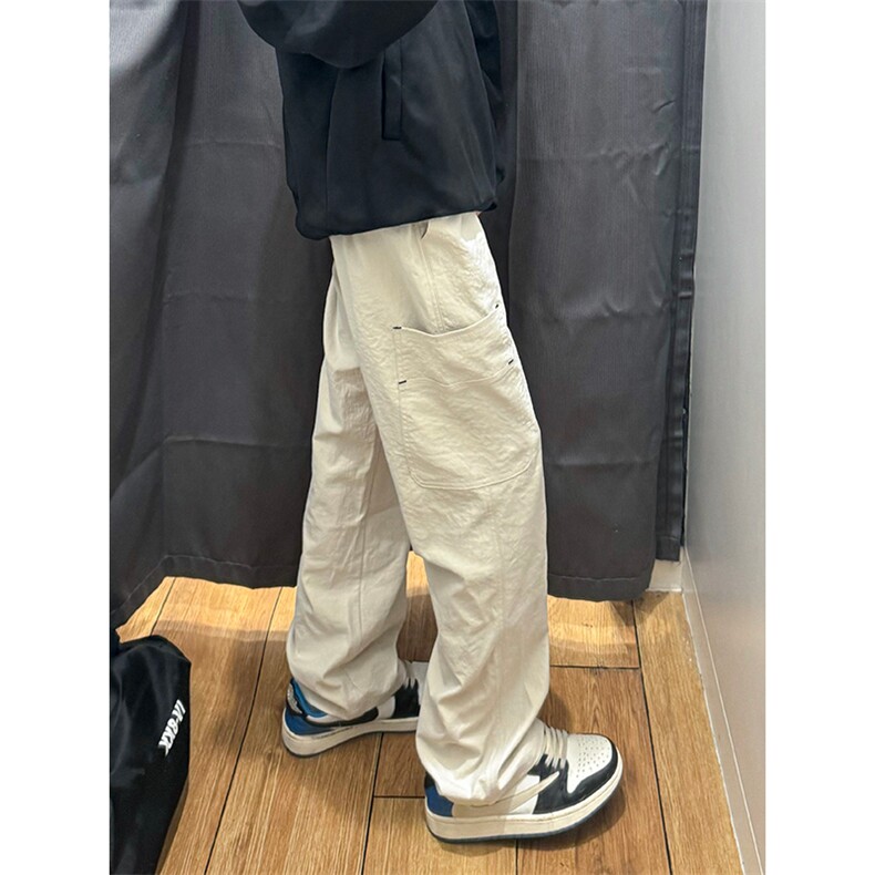 港风大码宽松休闲裤长裤直筒裤工装裤A014-DY25090-P45控68,男装休闲裤,电商A014