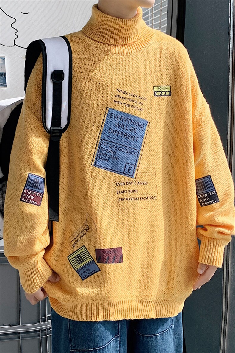 ！主推2022高品质男士高领毛衣百搭潮牌保暖针织衫M703P60,男装针织衫/毛衣,电商B220