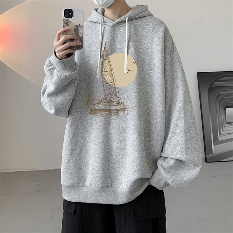 连帽卫衣男大码胖子帽衫大号运动服WY2409-P35,男装卫衣,电商A040