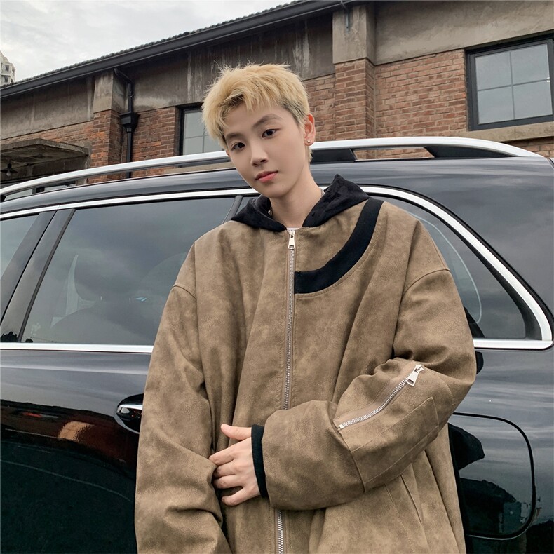 绗棉特批100控158178美式连帽机车棉服棉衣面包服外套男MY245,男装棉衣,电商B370