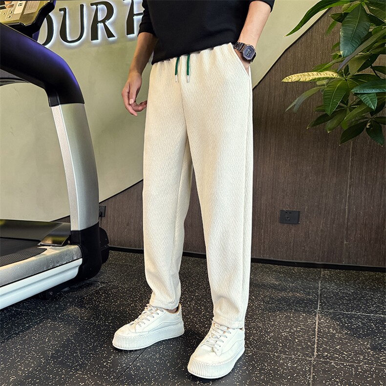 秋冬加厚雪尼尔男士卫裤社会小伙休闲裤韩版小脚裤309A-2-2231P65,男装休闲裤,星座313B-2(原星座309A-2)
