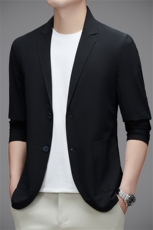 ZL-C66812男式春夏新款长袖简约西服休闲商务便服西装防晒服，男装西服，电商B360