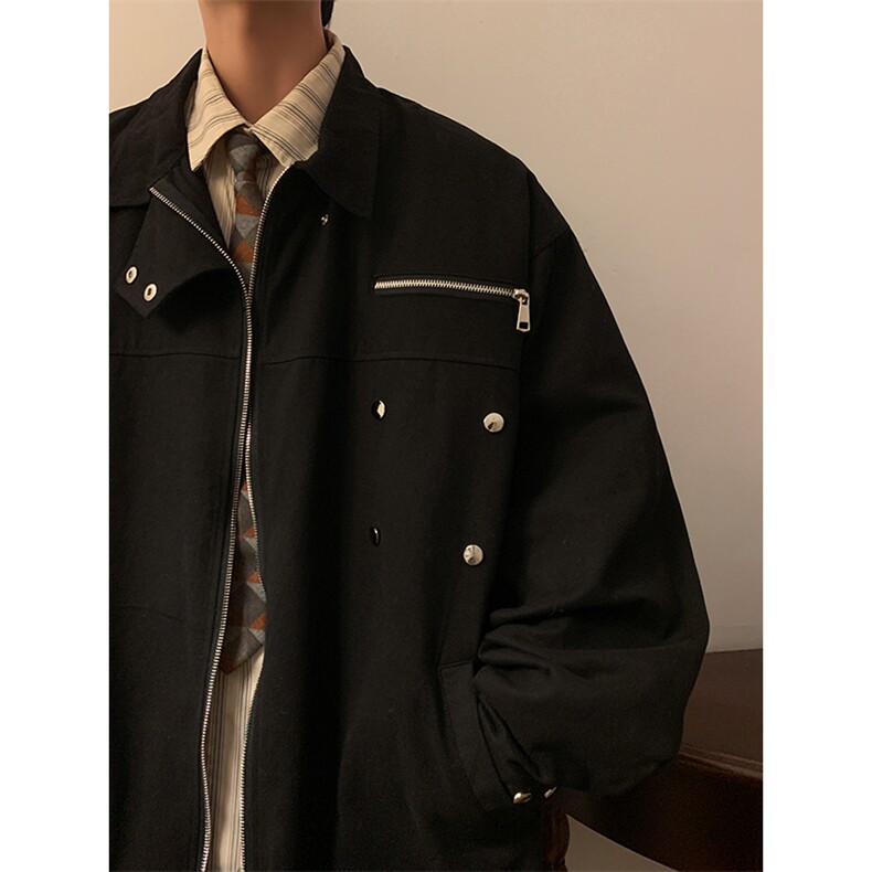 春秋夹克日系机能外套小众设计感上衣港风潮1016-1JK53P88K118,男装夹克,星座1016-1（原电商B408-1）