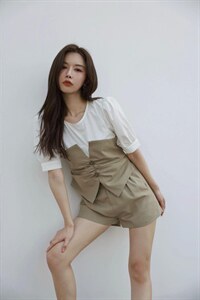 帅气娘man 假两件套装图片