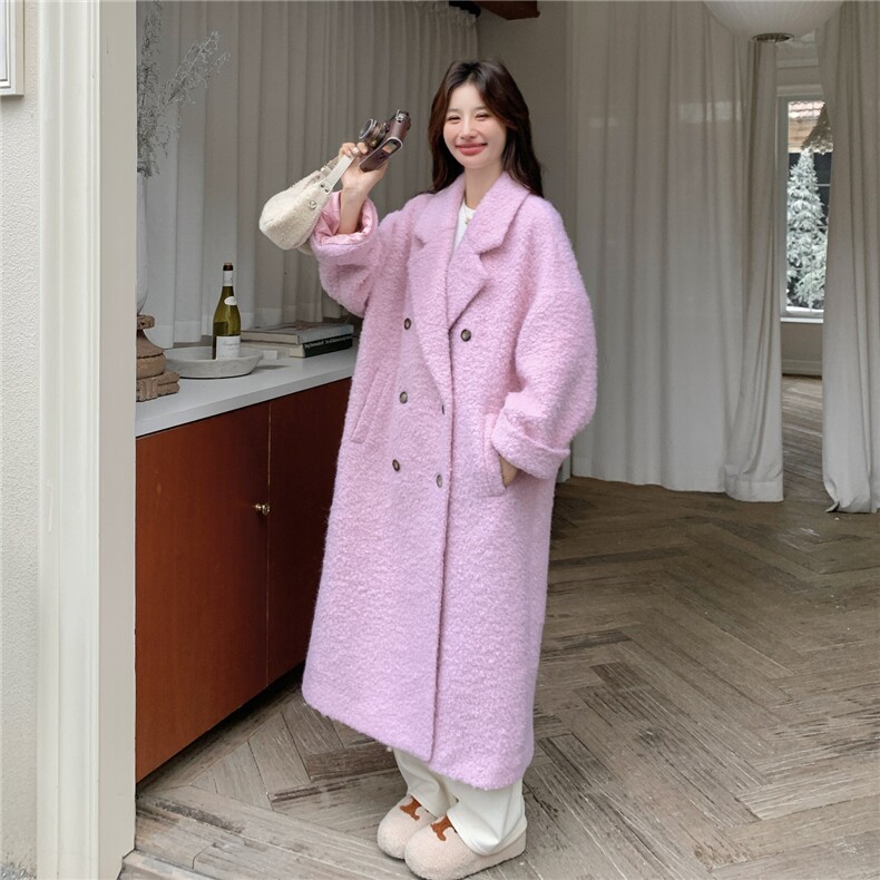 新款长款毛呢外套(含70羊毛)高克重2C272-C76-P250-K378,女装毛呢外套,2C272