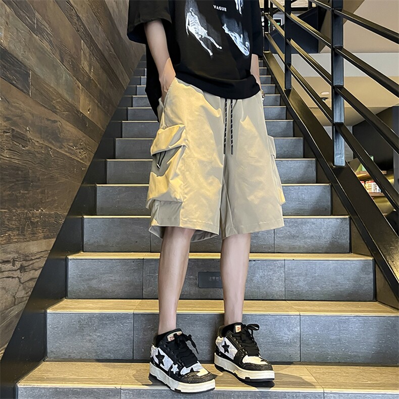 主推工装短裤情侣宽松户外防水速干五分裤K836特P35控55,男装牛仔裤,电商A309