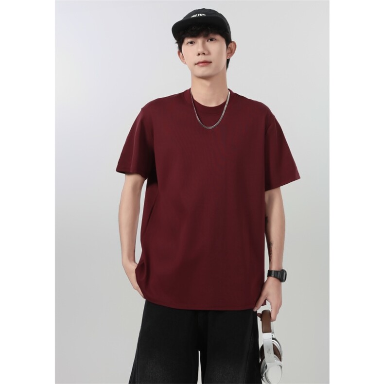 三本针丝光棉|冰感弹力|220g50织|DT007-P25,男装T恤,电商A306