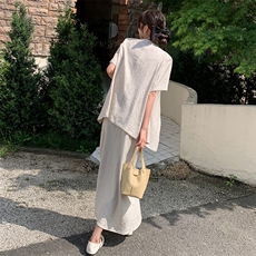 高级感轻熟风套装裙女2025夏季新款短袖外套吊带连衣裙气质两件套，女装套装/套裙，2C095