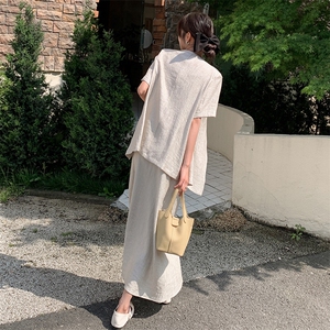 高级感轻熟风套装裙女2025夏季新款短袖外套吊带连衣裙气质两件套图片