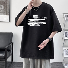 麂皮绒短袖t恤男大码半袖男JD82445-P25，男装T恤，电商A040