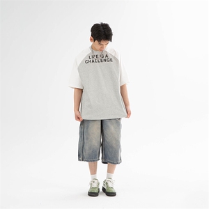 南夏乔装2025夏季新款日系复古水洗做旧休闲七分裤潮流直筒短裤男图片
