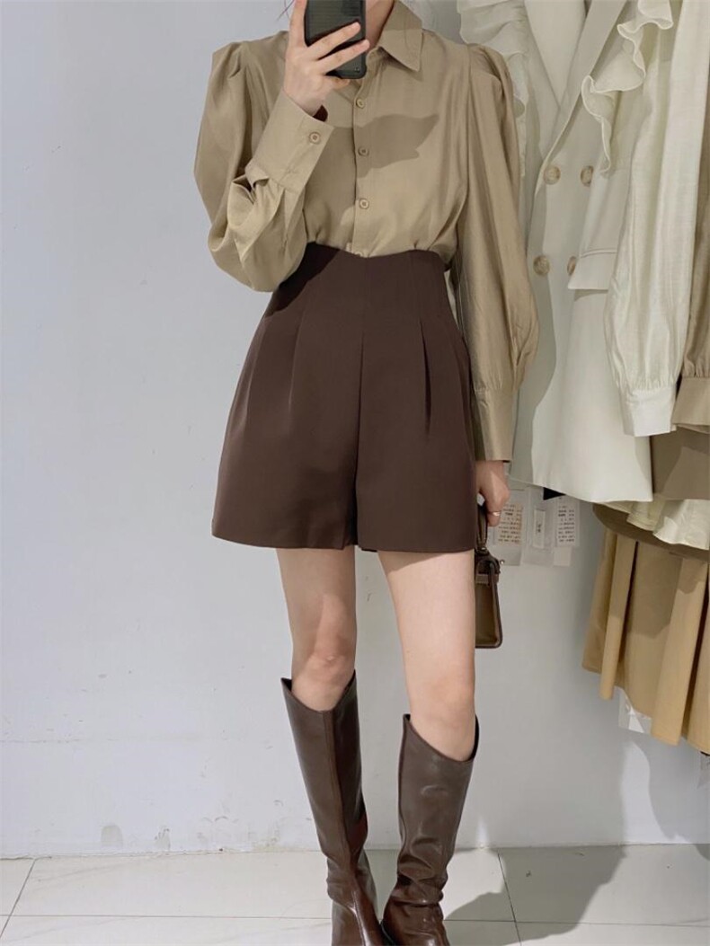 百搭衬衫，女装衬衫，驿谷