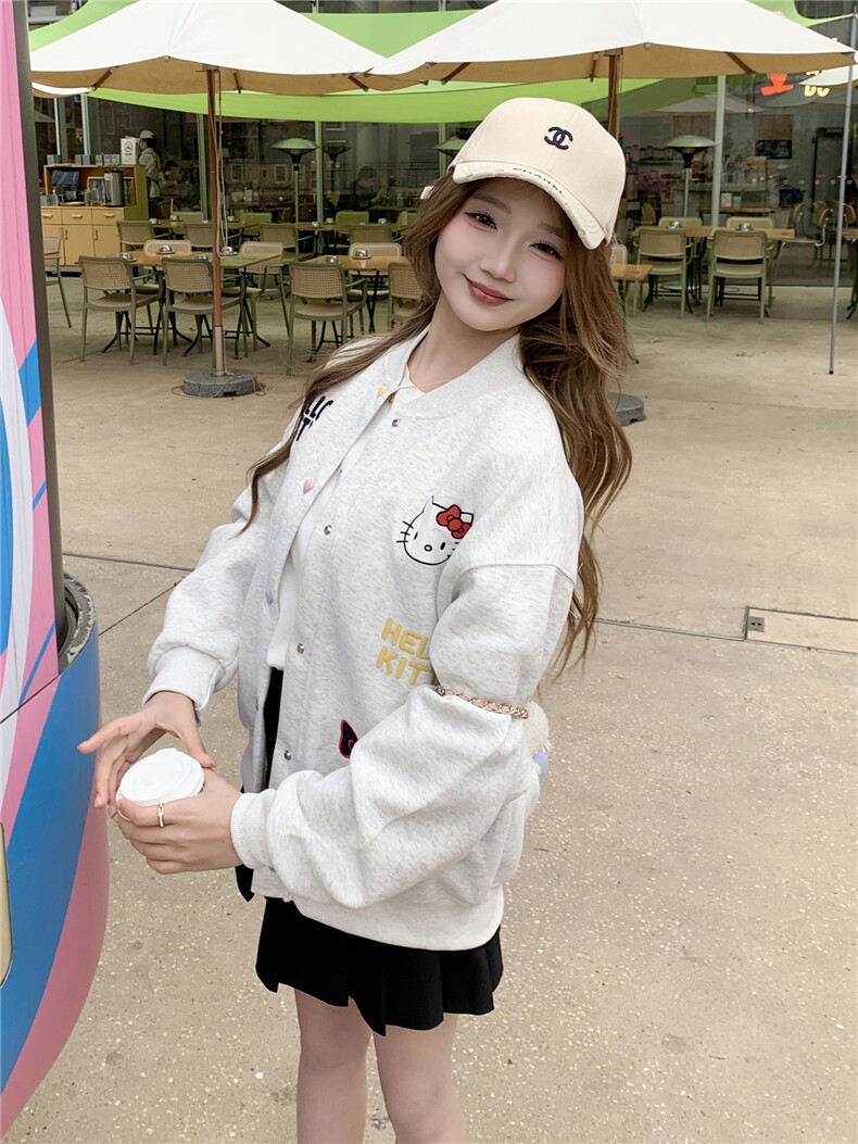 现货女春秋季新款棒球服外套2193-P145-K215,女装卫衣/绒衫,网红馆