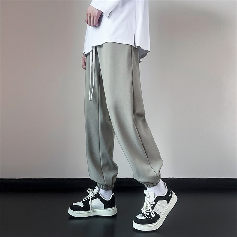 K02047-P50秋季大码oversize束口卫裤休闲裤M-6XL,男装休闲裤,星座109