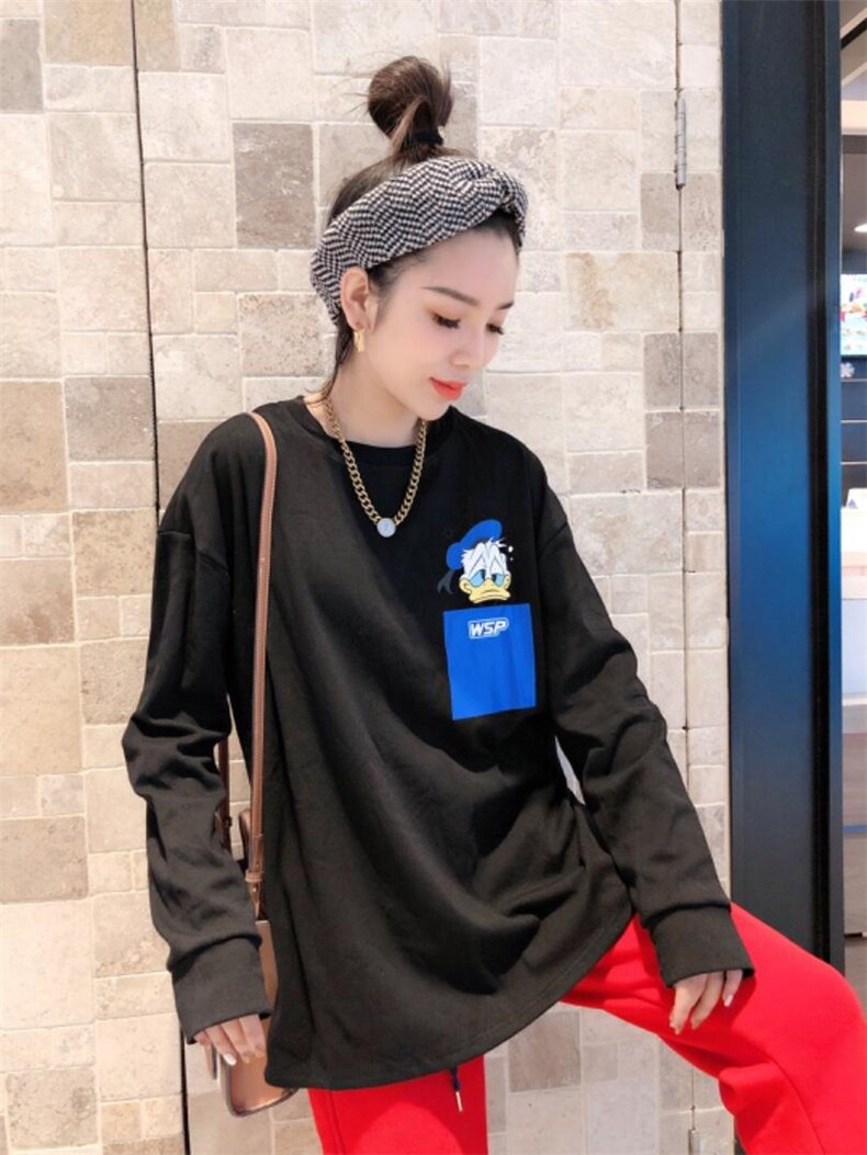 春款上新唐老鸭T，女装，一杭