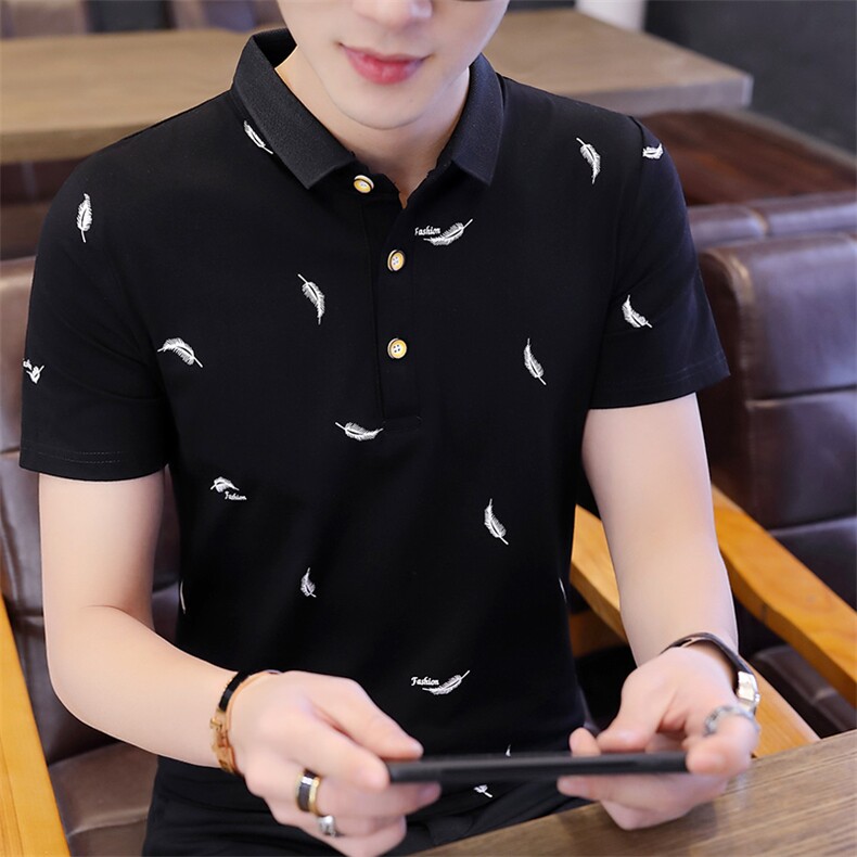 夏季新款95棉短袖男翻领POLO衫休闲短袖T恤DS-A158T061，男装Polo衫，星座310B-3