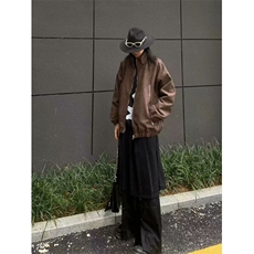 美式秋冬季新款皮夹克外套JC128P85，男装夹克，星座1116-2