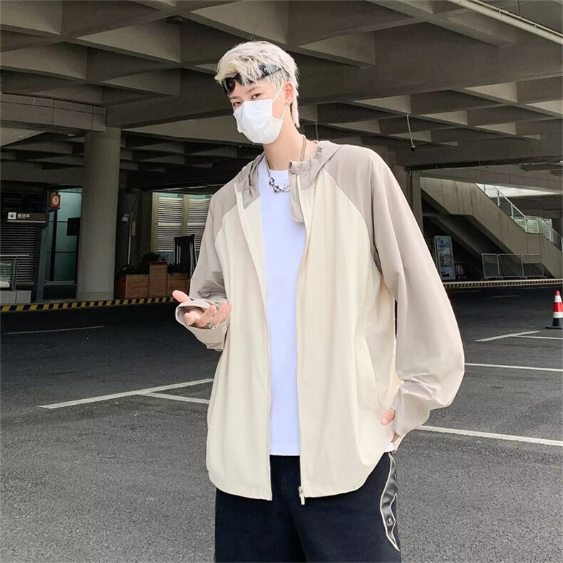 F342-P402024夏季新款户外冰丝防晒衣男轻薄透气凉感夹克现货，男装防晒衣，星座512-6