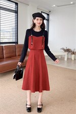 秋季时尚连衣裙，女装连衣裙，亿炫(5F)