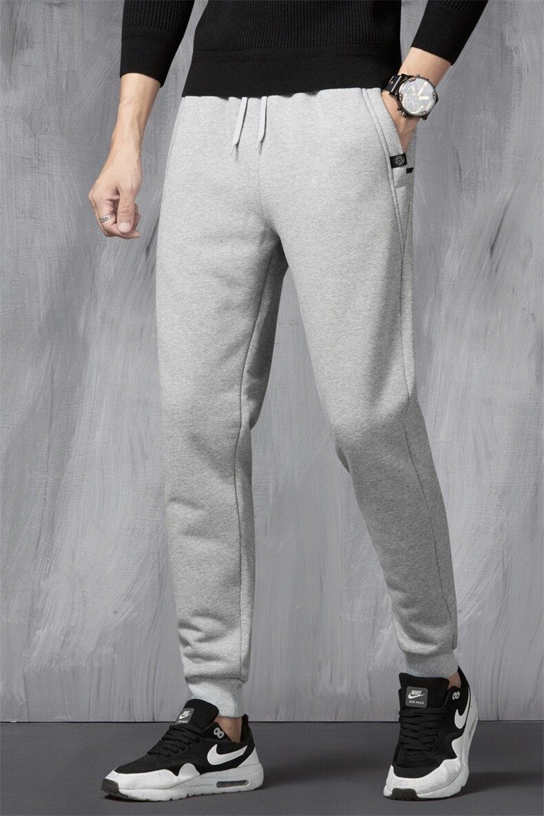 A9390262023冬季新款男式休闲裤运动男士修身裤子加绒加厚P70,男装休闲裤,电商B360