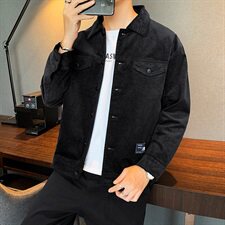 夹克外套男2021春秋季新款灯芯绒百搭休闲潮牌DF53T，男装夹克，电商A102