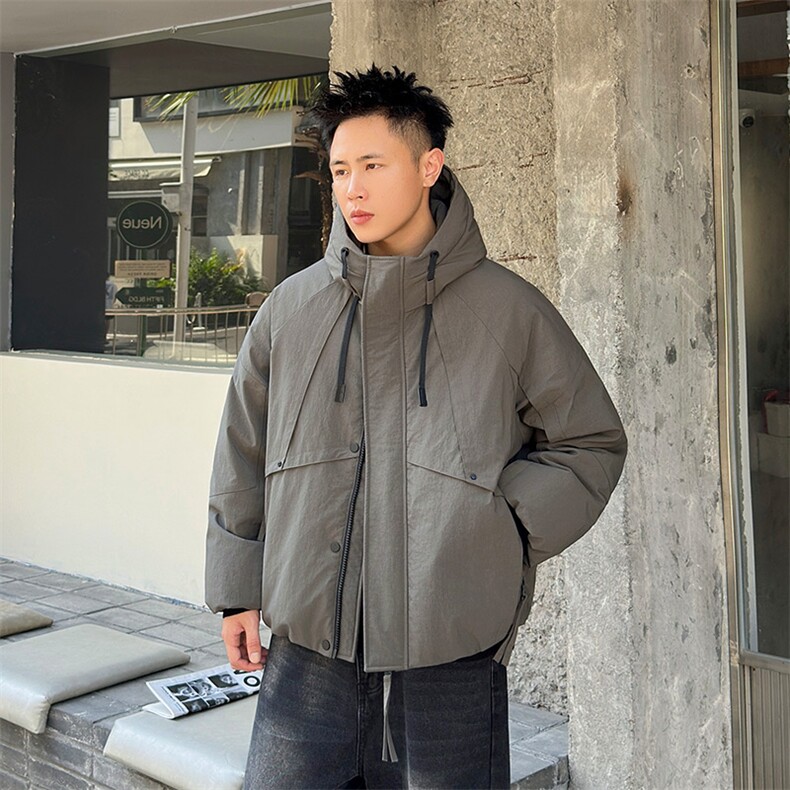 2025冬季标90绒连帽白鸭绒羽绒服大码375-p370，男装羽绒服，星座223（原229-2）