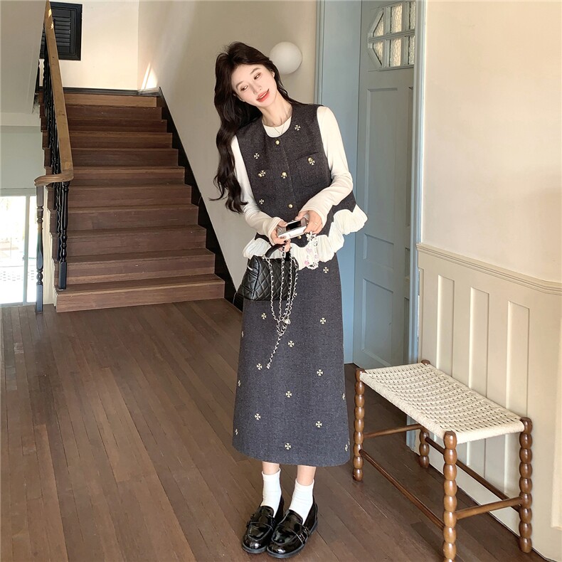 新款小香风薄呢套装1528-三件套P225-K368两件套P195K318,女装套装/套裙,2C332