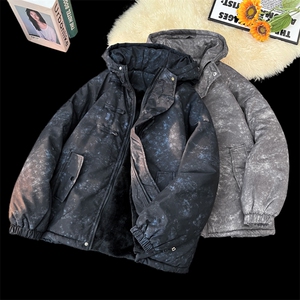 棉衣棉服新中式盘扣面包服连帽加绒棉袄外套-量大有差G1616-P95图片