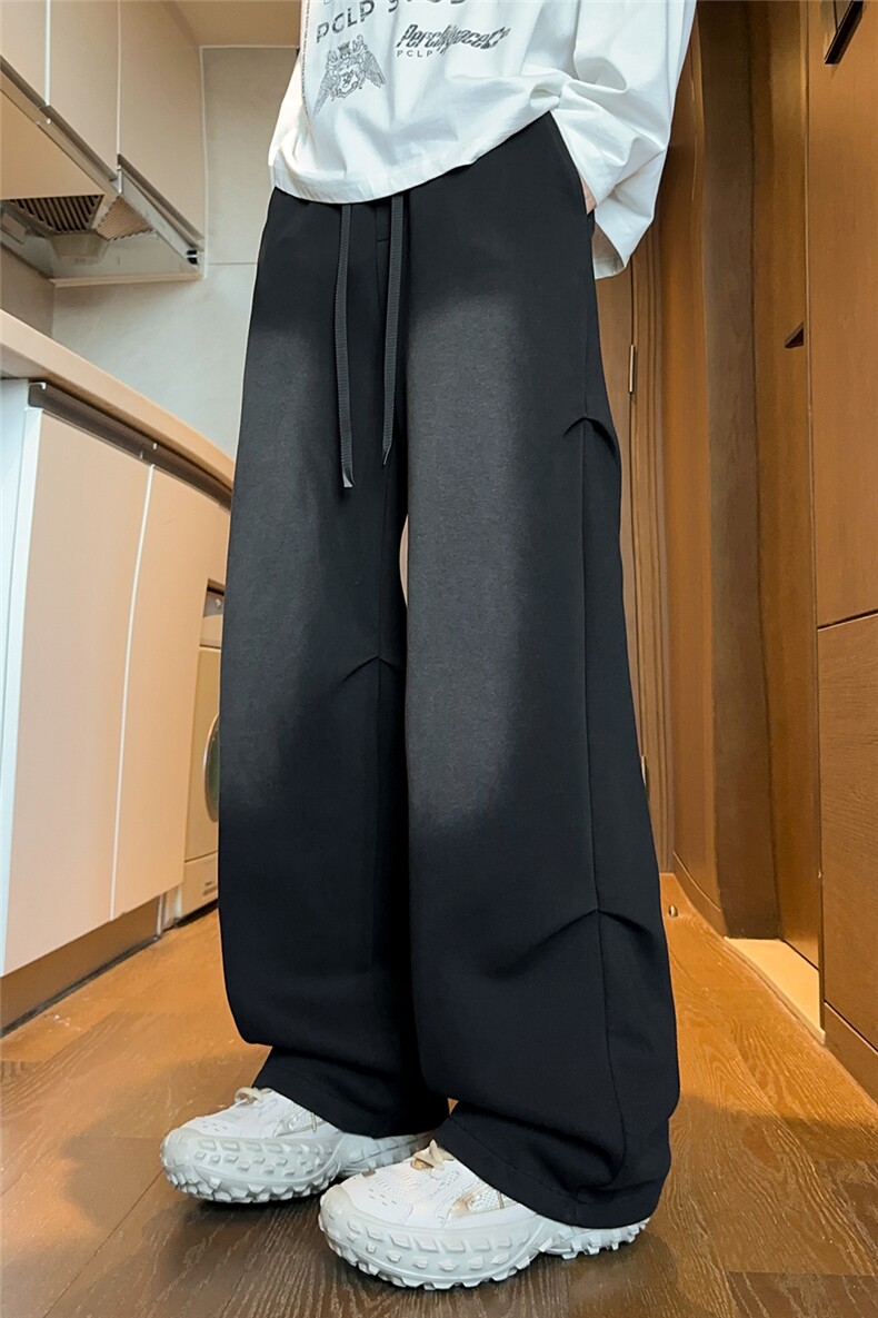 X416B-1-KL3170-特P48限88加绒P58秋冬慵懒褶皱复古水洗休闲裤,男装卫衣,星座416B-1