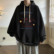 连帽卫衣男大码胖子帽衫大号运动服WY2434-P35，男装卫衣，电商A040