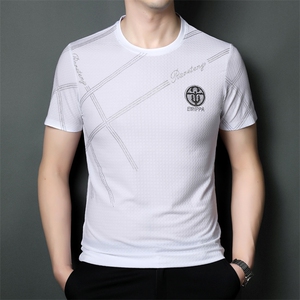 SQY9821男式2023年夏季新款T恤男短袖商务时尚休闲体恤男装P55图片